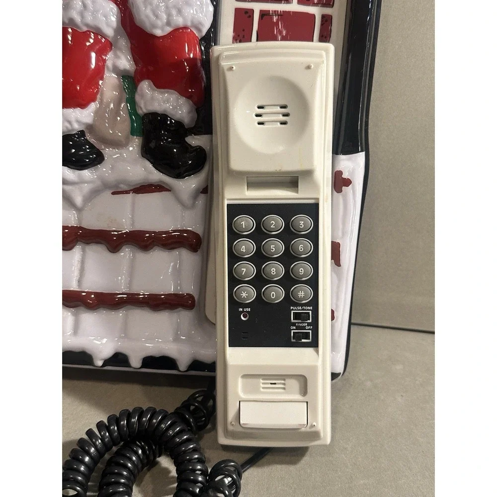 Vintage Christmas Phone (for Parts Only)‎